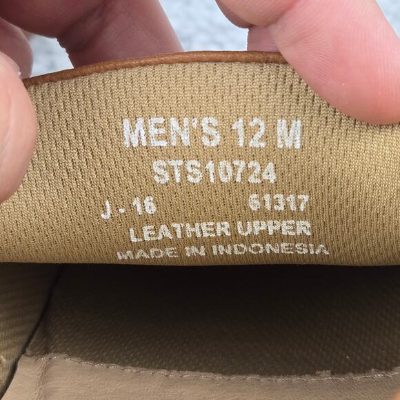 Sperry Top Sider Mens 12M Hampden Venetian Brown Leather Driving Moc Loafer - Picture 13 of 13